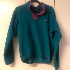 PATAGONIA vintage snap up fleece